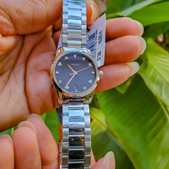 Gucci G -Timeless Black Dial Stainless Steel Watch - Picture 6 of 9